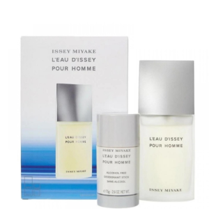  Issey Miyake L'eau D'issey Pour Homme Eau de Toilette 75ml + Deo Stick 75ml Coffret 