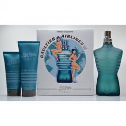 JEAN PAUL GAULTIER LE MALE EDT 125ML+GEL BANHO 75ML+AFTER SHAVE 50ML